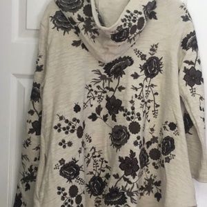 Large Paparazzi Embroidered Hooded Sweater